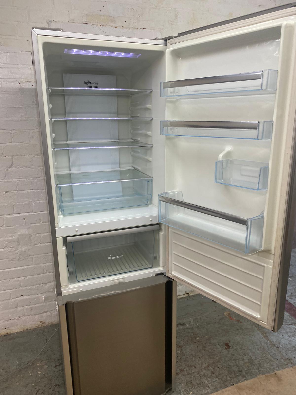 Beautiful Panasonic Stainless Steel Tall Fridge Freezer For Sale