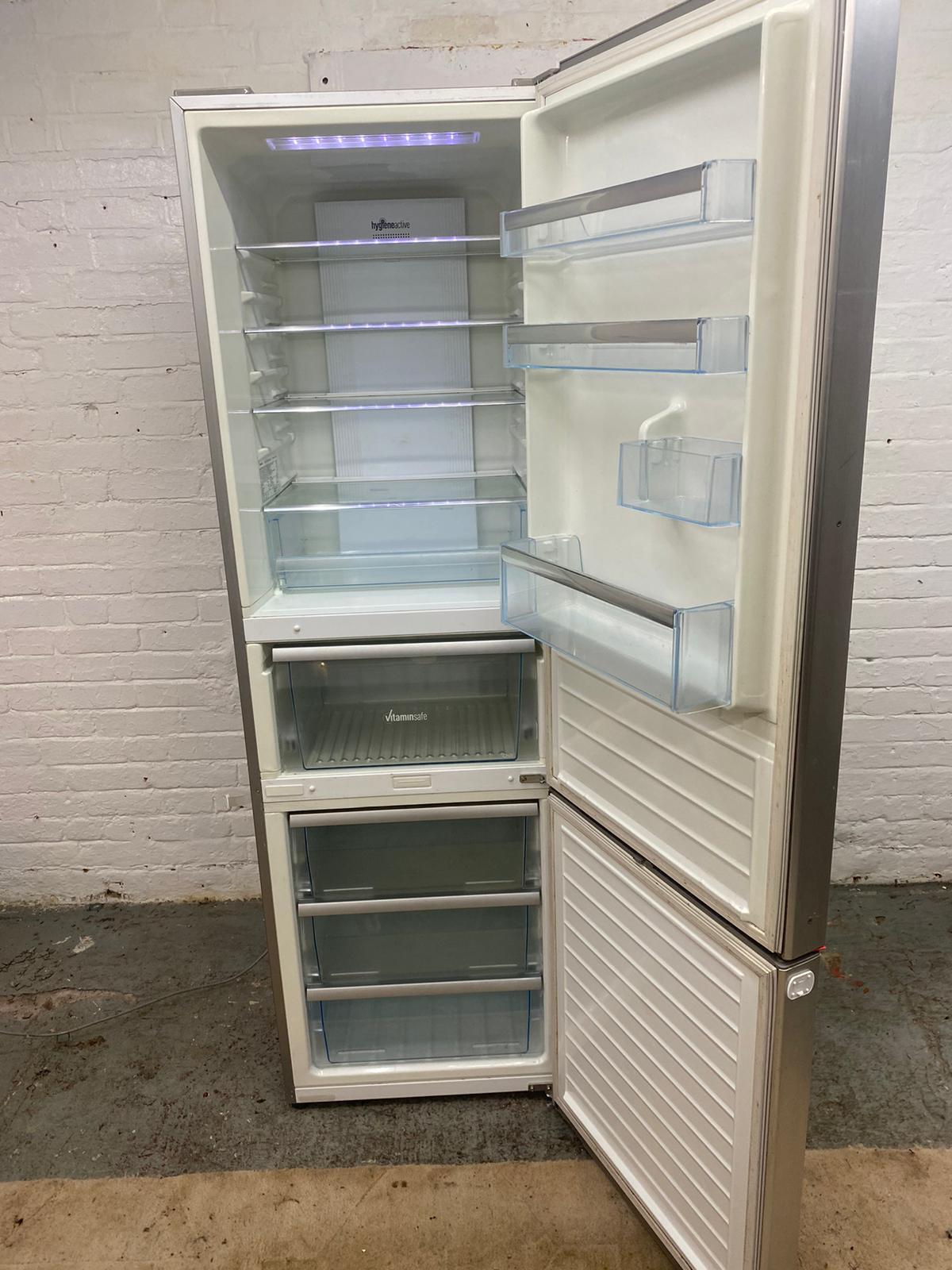Beautiful Panasonic Stainless Steel Tall Fridge Freezer For Sale