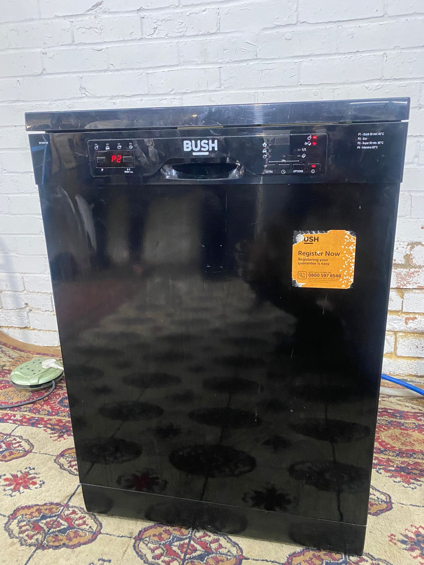 🚚FREE DELIVERY Beautiful Black Bush Dish Washer For Sale