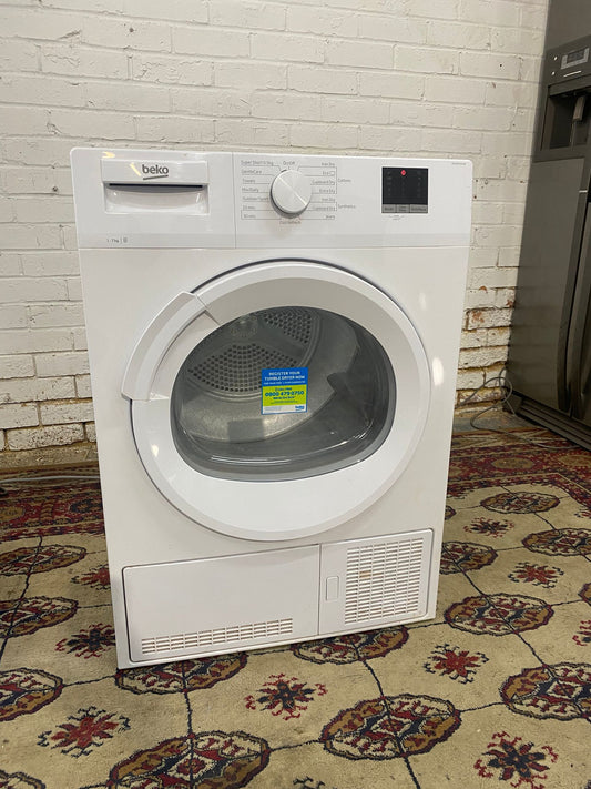 Beautiful Beko 7KG Condenser Glass Door Dryer With Heat Pump For Sale