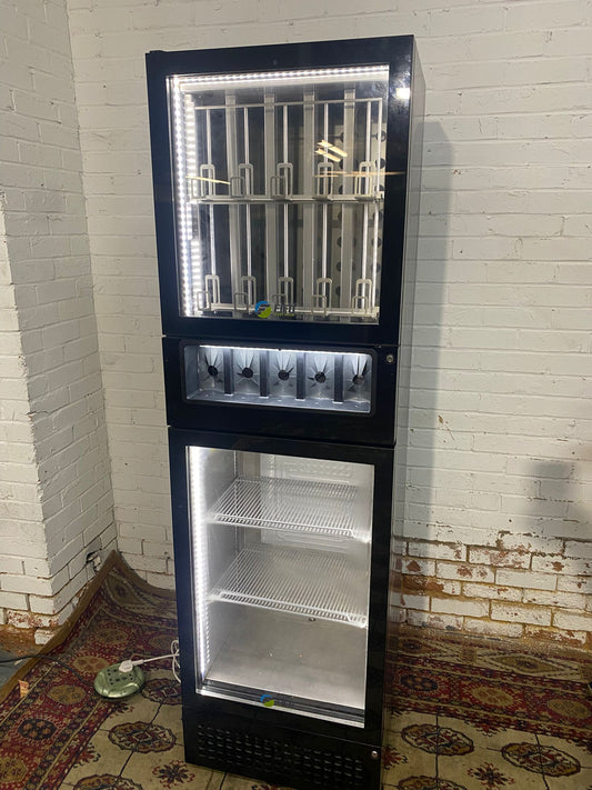 🚚Beautiful Standing Glass Commercial Display Drinks Fridge For Sale