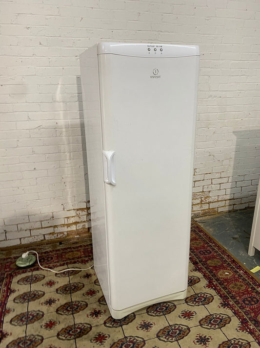 Tall White Indesit Standing Freezer For Sale