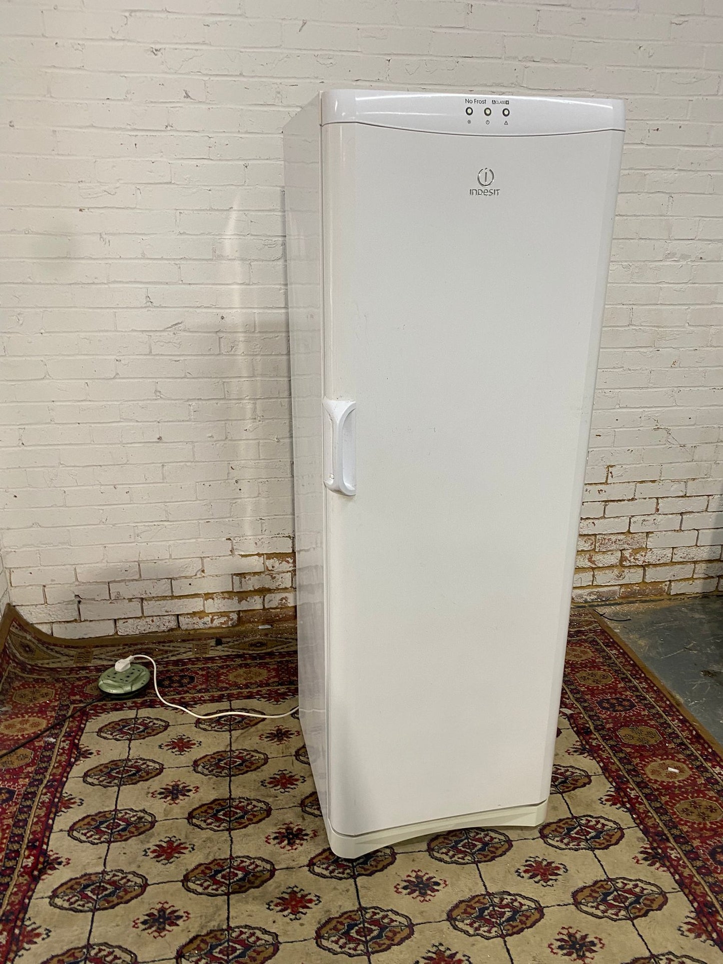 Tall White Indesit Standing Freezer For Sale