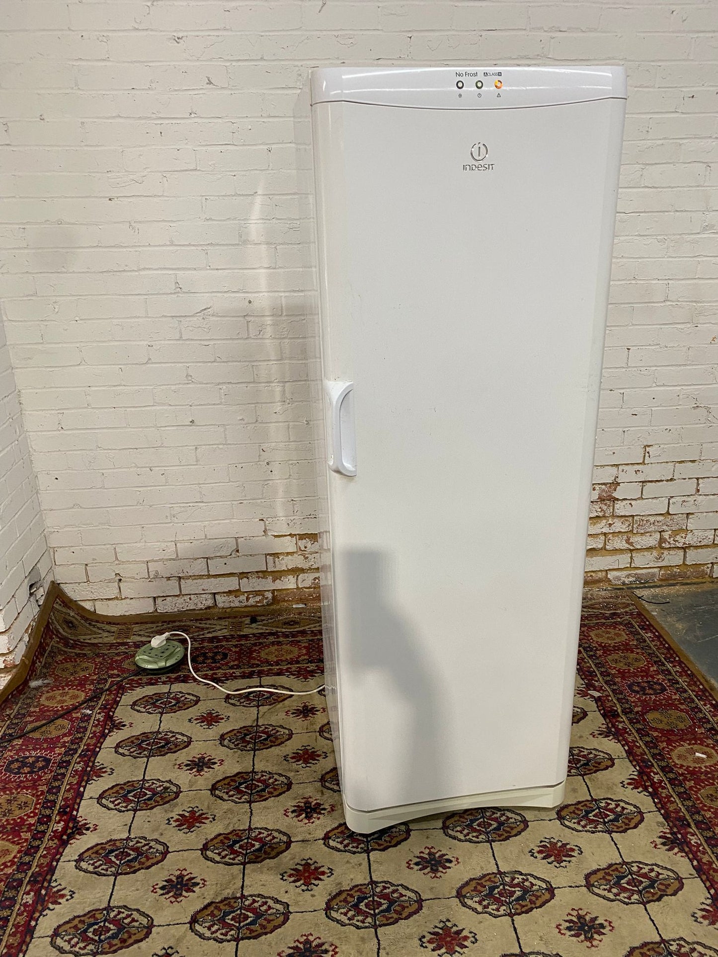 Tall White Indesit Standing Freezer For Sale