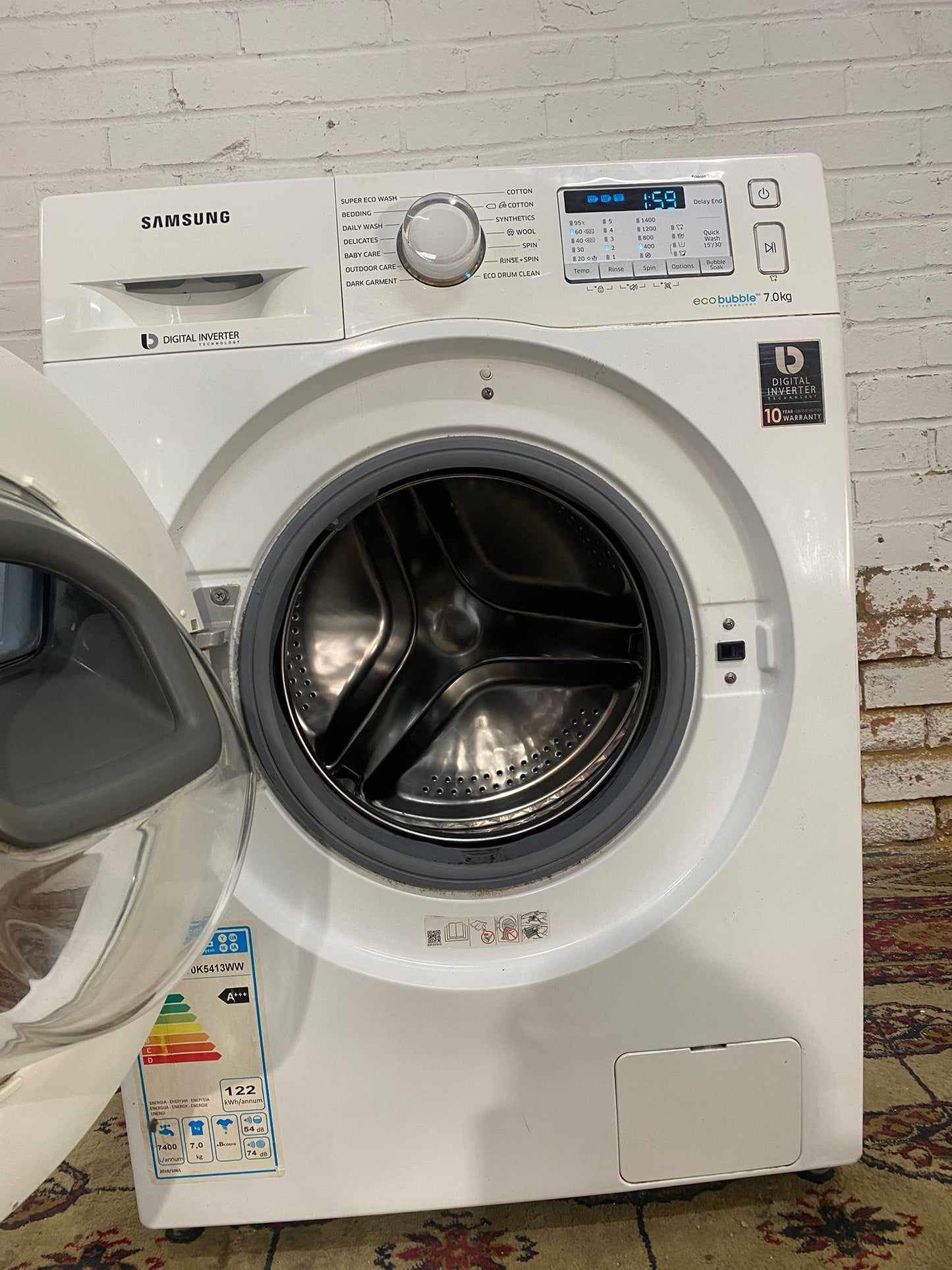 🚚Beautiful Samsung 7KG Double Door Add Wash Washing Machine For Sale