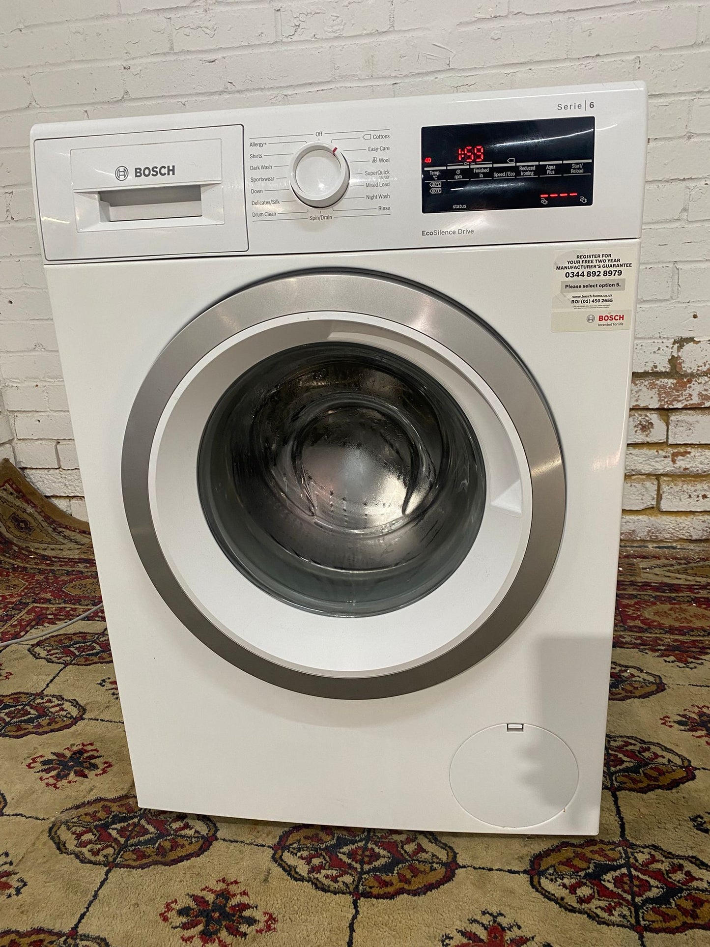 🚚Beautiful TopBrand Bosch 9KG Washing Machine For Sale