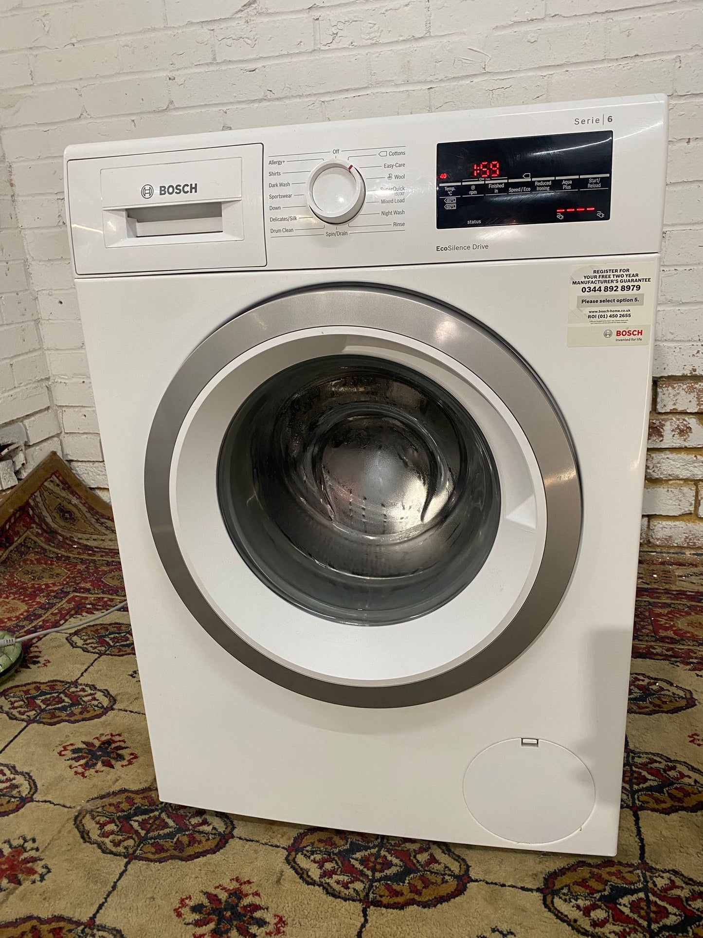 🚚Beautiful TopBrand Bosch 9KG Washing Machine For Sale