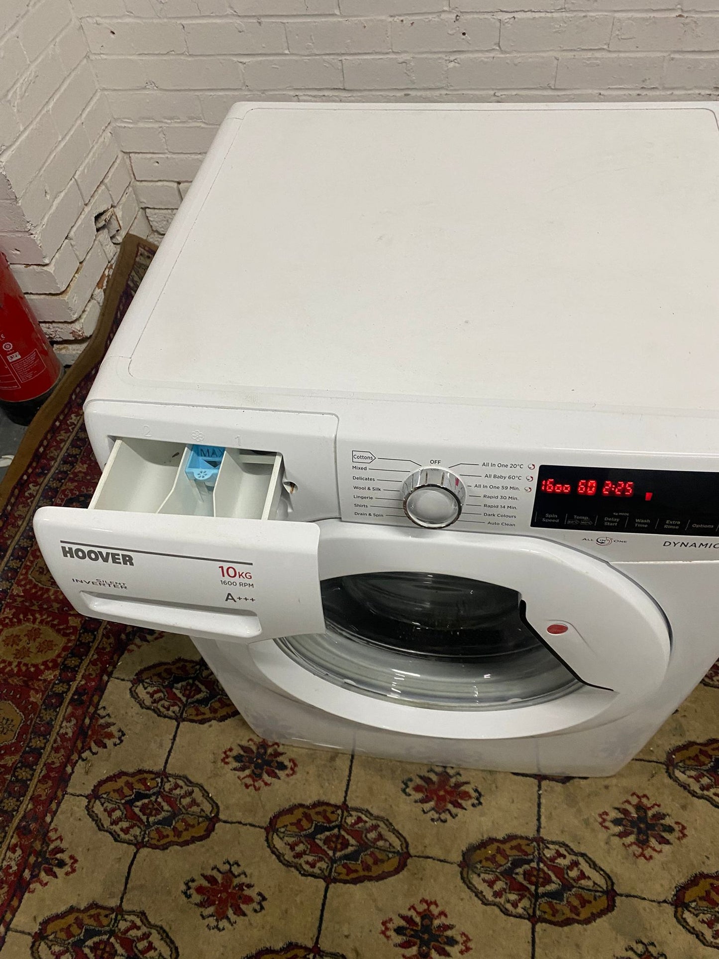 🚚Beautiful Hoover 10KG White Washing machine For Sale