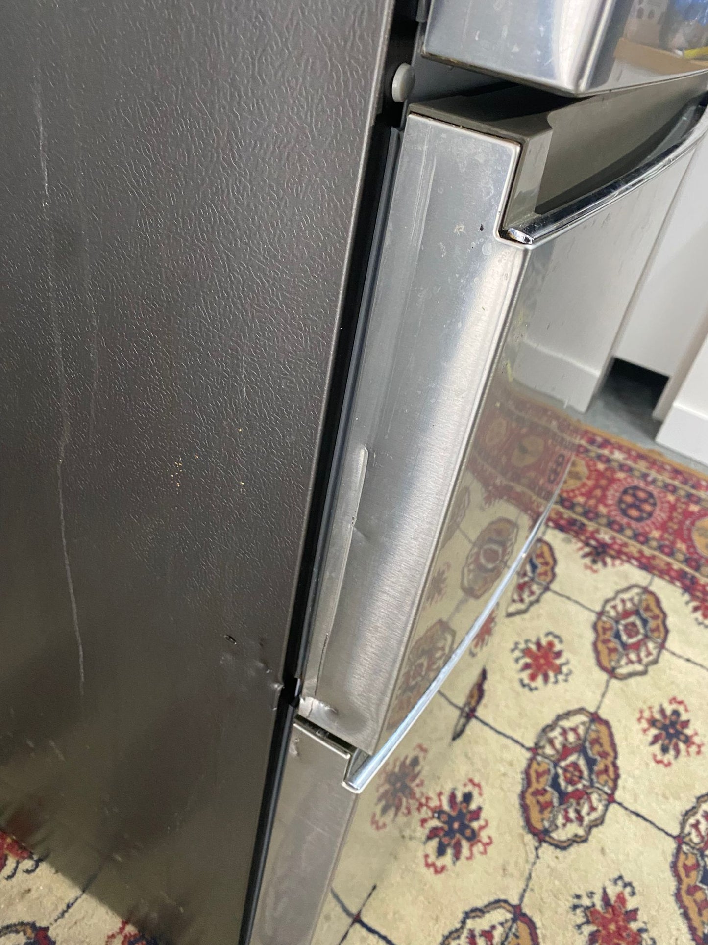 🚐Haier Silver Stainless Steel 3Doors Fridge Freezer French Style for sale