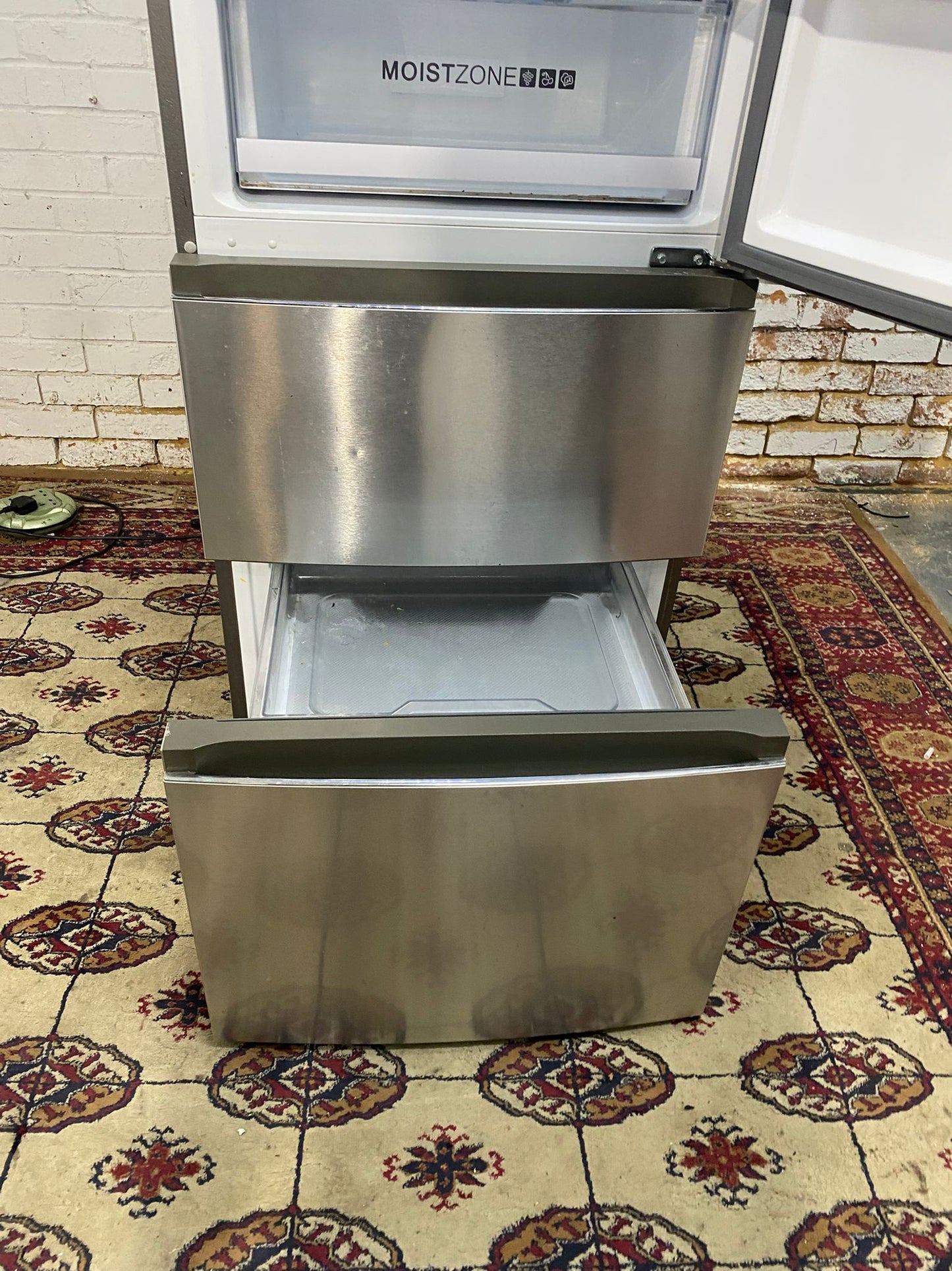 🚐Haier Silver Stainless Steel 3Doors Fridge Freezer French Style for sale