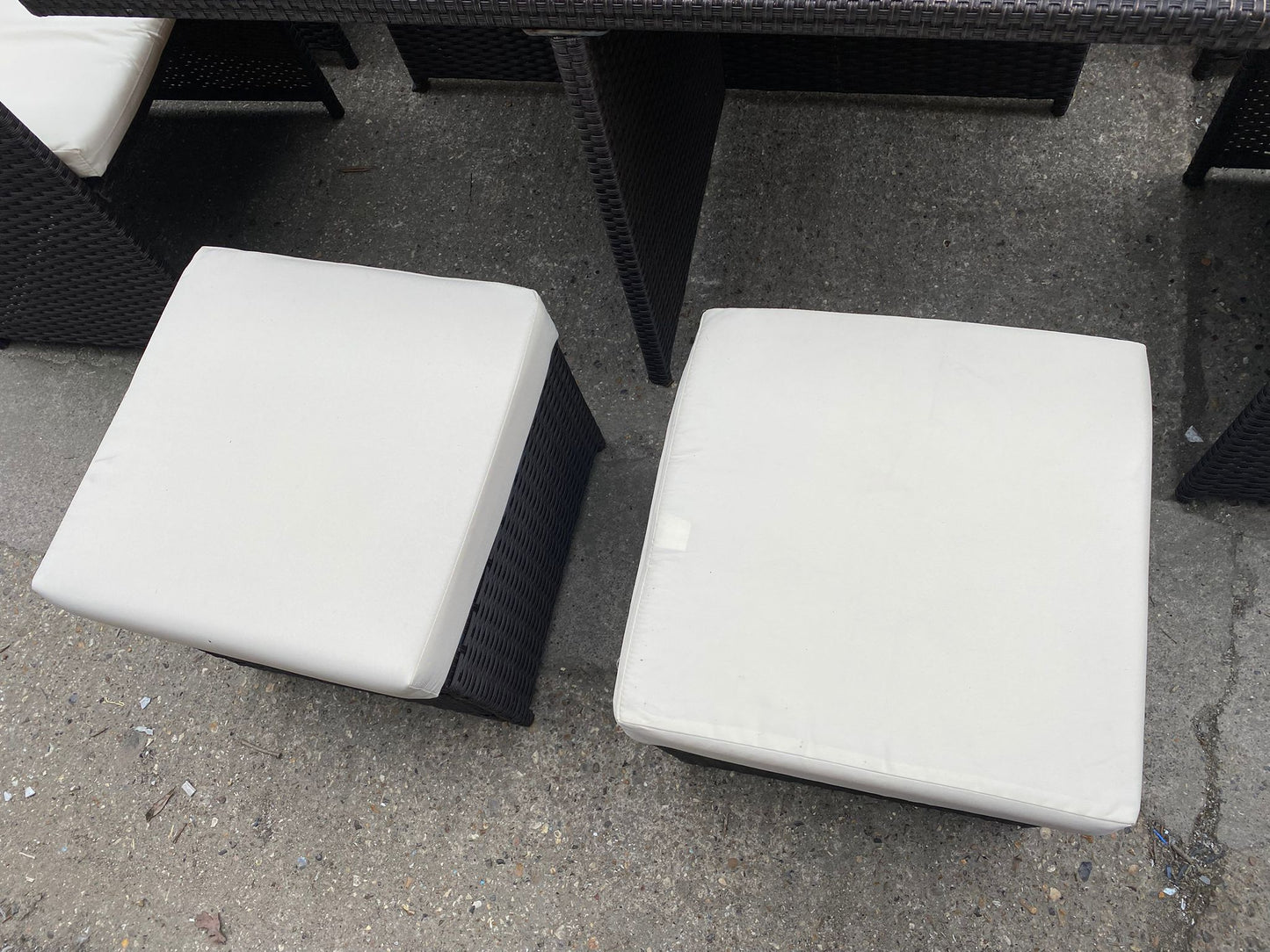 🚚Beautiful Rattan 8Seater Cubes Garden Set With Washable Cushions For Sale