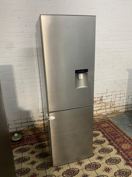 🚚Tall Kenwood Stainless Steel Fridge Freezer With Water Dispenser Frost Free For Sale