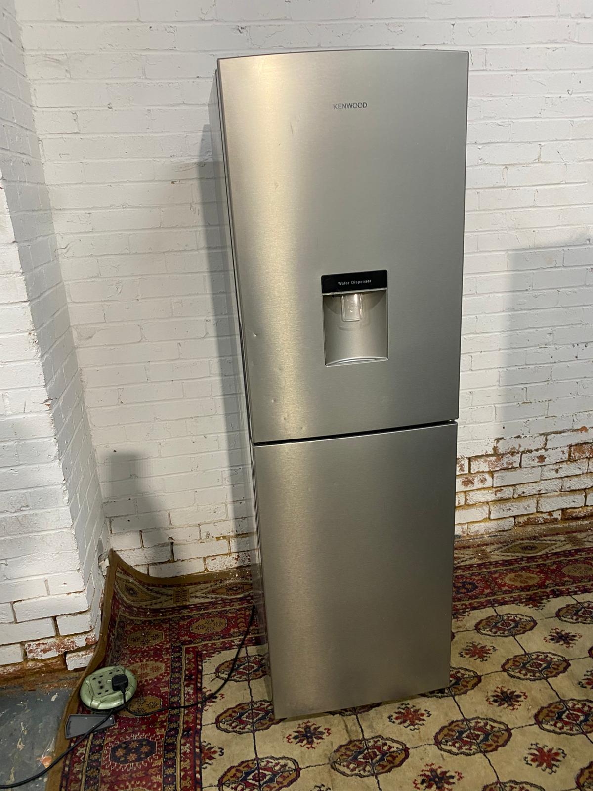 🚚Tall Kenwood Stainless Steel  Fridge Freezer With Water Dispenser Frost Free For Sale