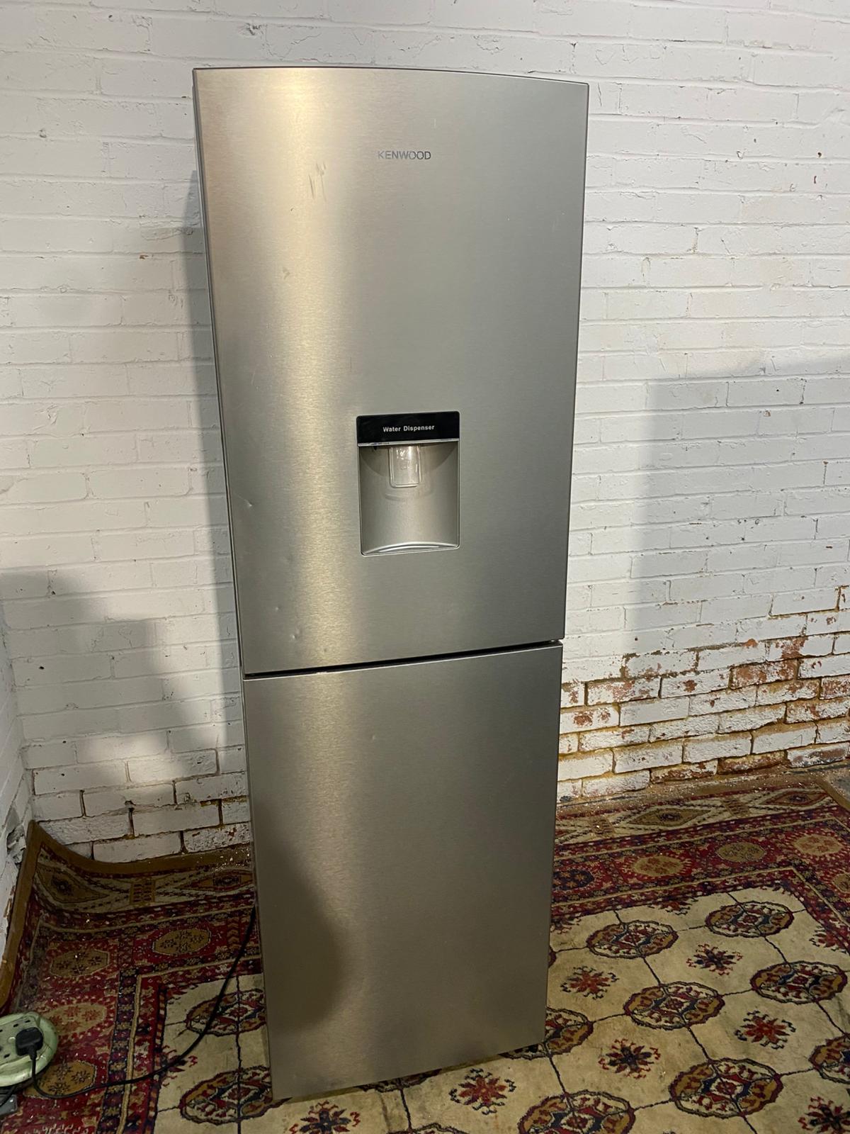 🚚Tall Kenwood Stainless Steel  Fridge Freezer With Water Dispenser Frost Free For Sale