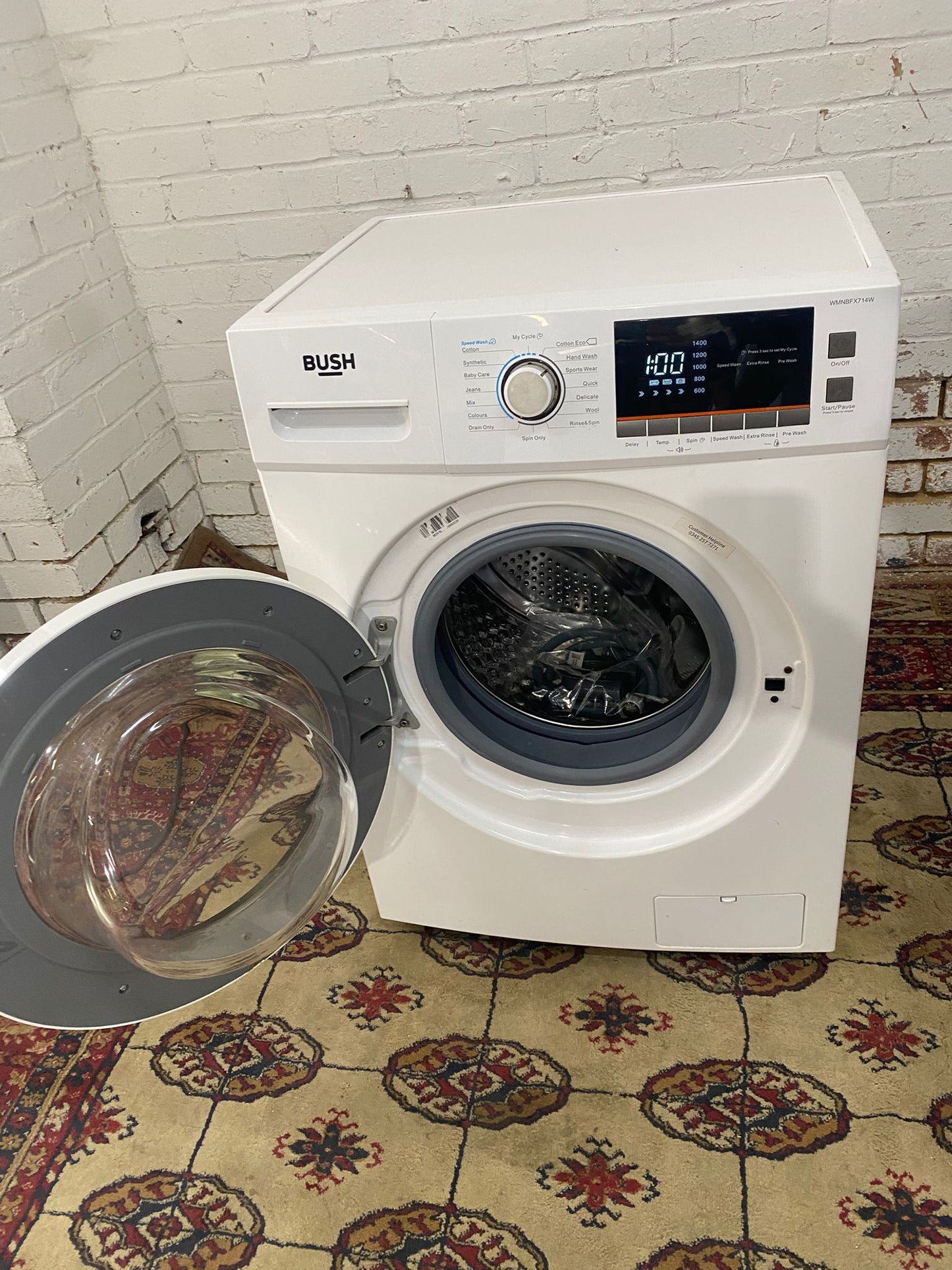 🚚Beautiful Bush 9KG Washing Machine For Sale