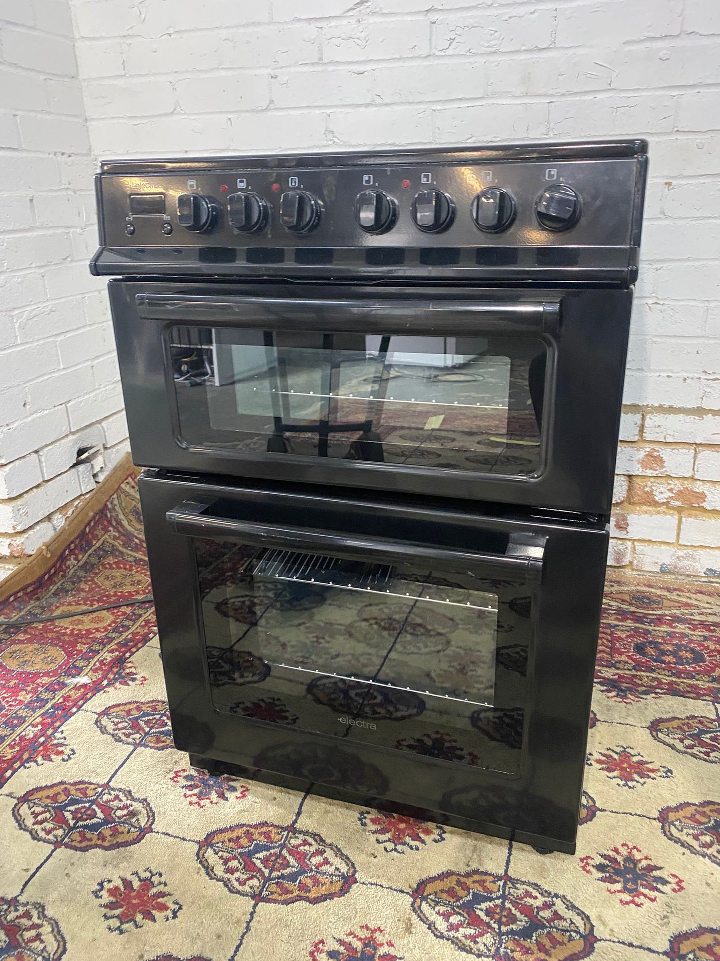 ✅🚚Beautiful Electra Black 60CM Electric Ceramic Cooker With Dual Oven/Grill For Sale