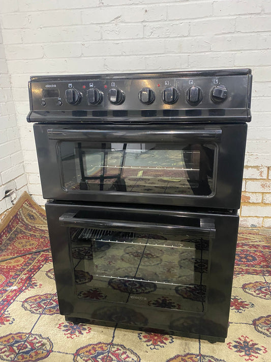 ✅🚚Beautiful Electra Black 60CM Electric Ceramic Cooker With Dual Oven/Grill For Sale