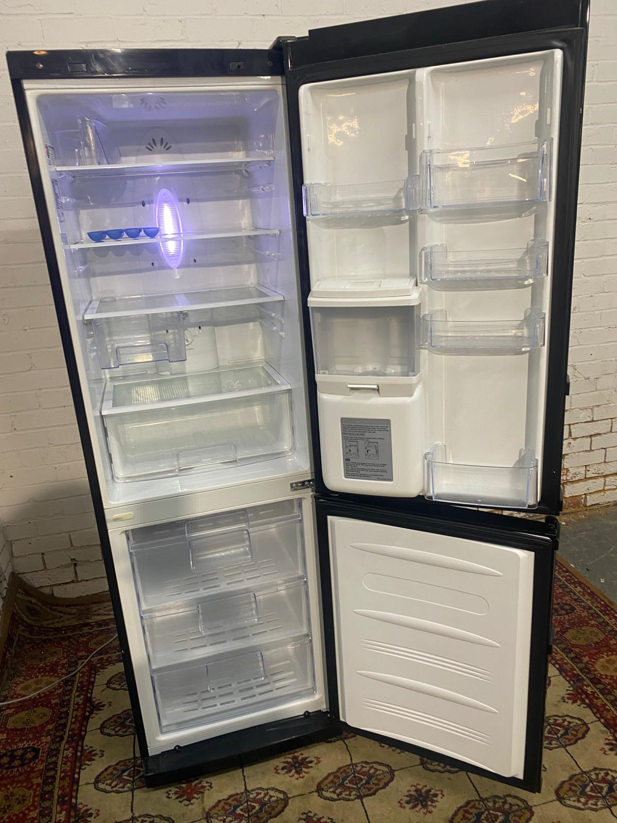 FREE DELIVERY Beautiful LG Black Tall Latest Model Fridge Freezer For Sale