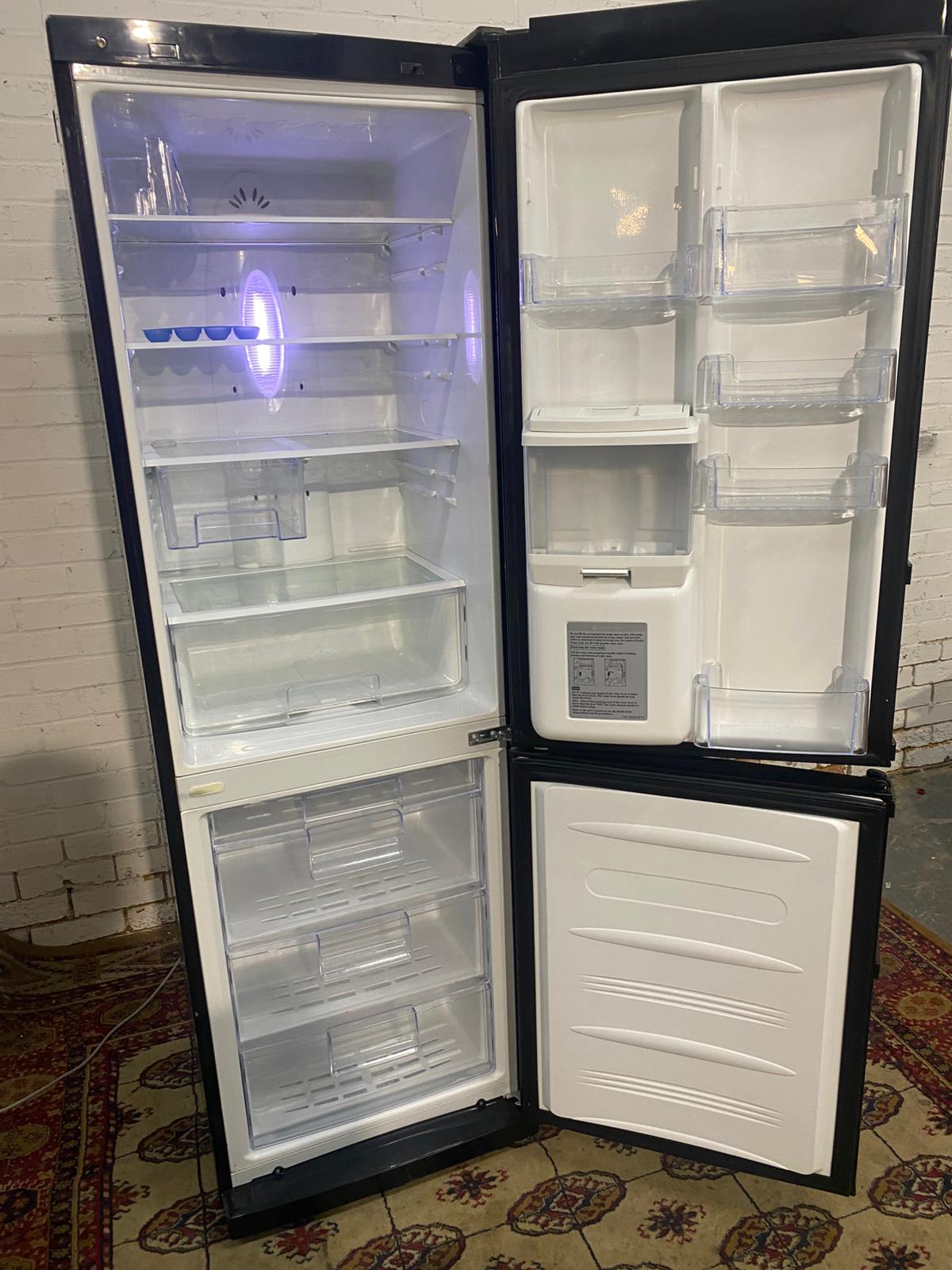 FREE DELIVERY Beautiful LG Black Tall Latest Model Fridge Freezer For Sale