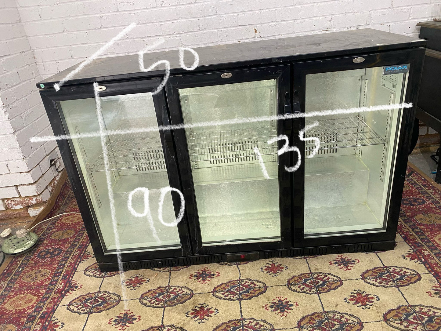 ✅🚐🚐Beautiful Polar 3Doors Commercial Drink Bar Fridge For Sale