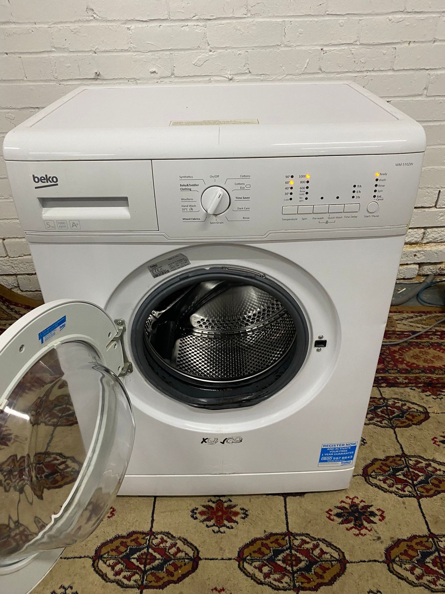 FREE DELIVERY Beautiful Beko 5kg SlimLine Washing Machine For Sale