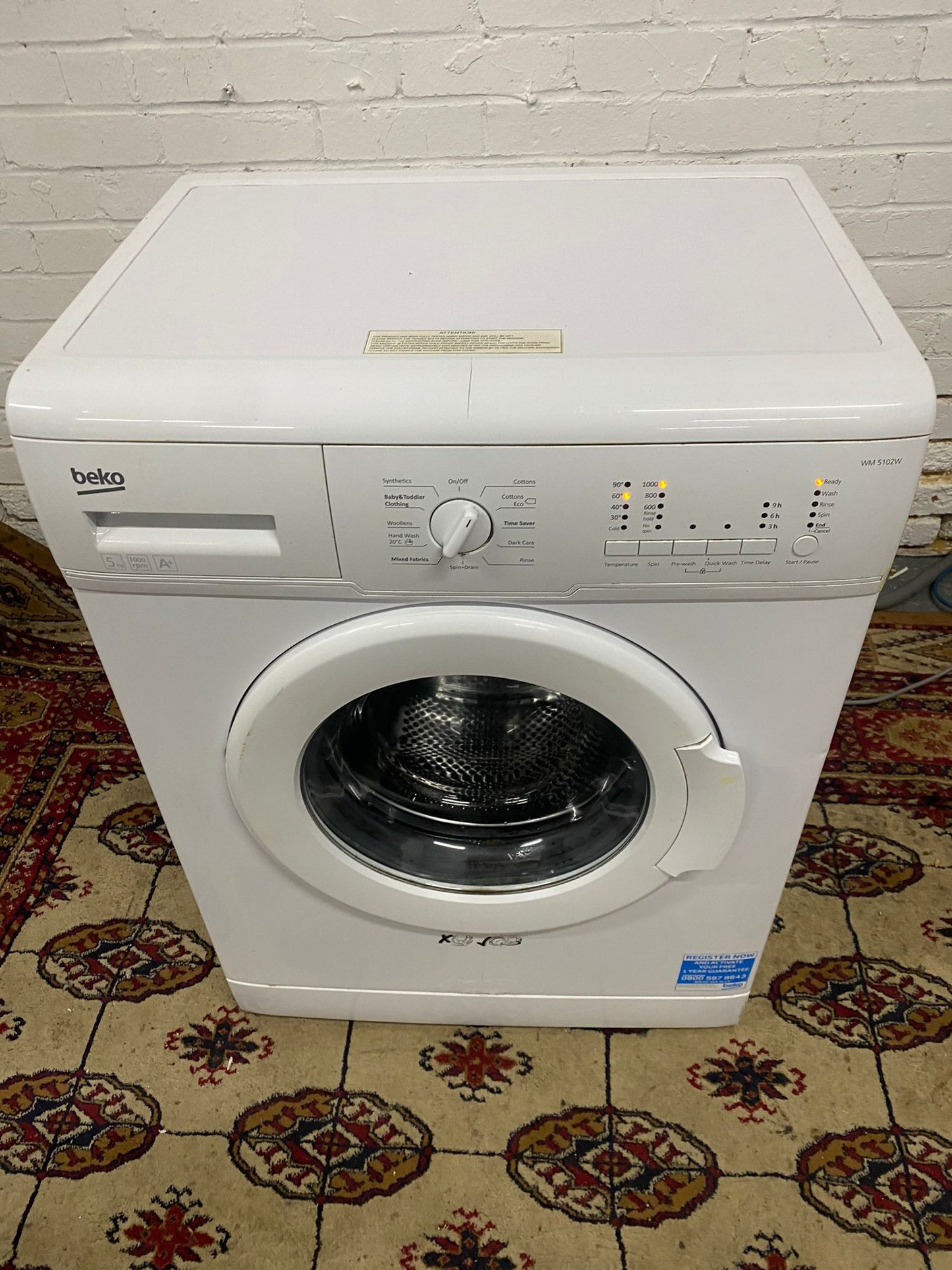 FREE DELIVERY Beautiful Beko 5kg SlimLine Washing Machine For Sale