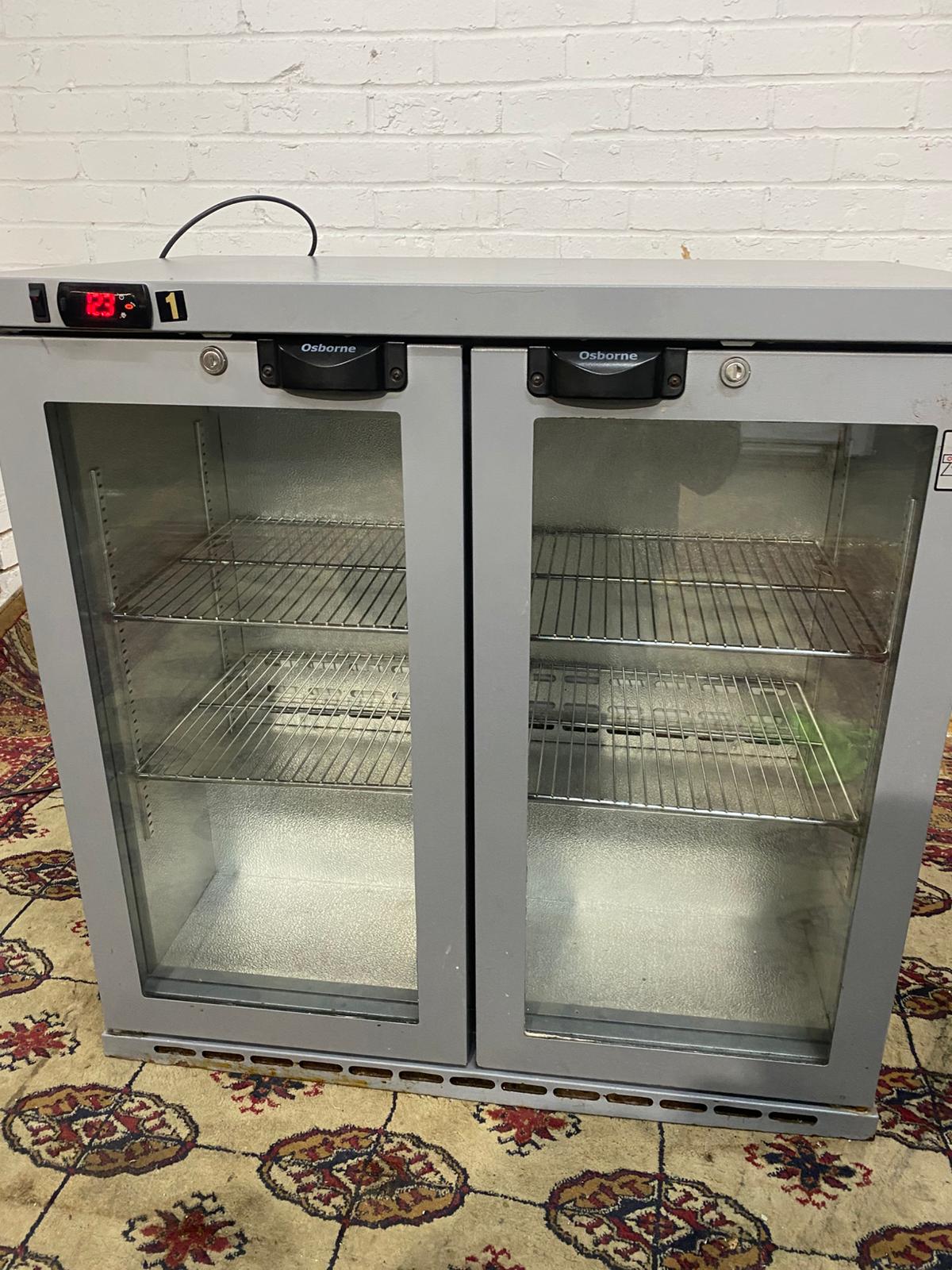 Commercial 2-Door Bar Drinks Fridge | Refurbished | 3-Month Warranty | South Hall Appliances