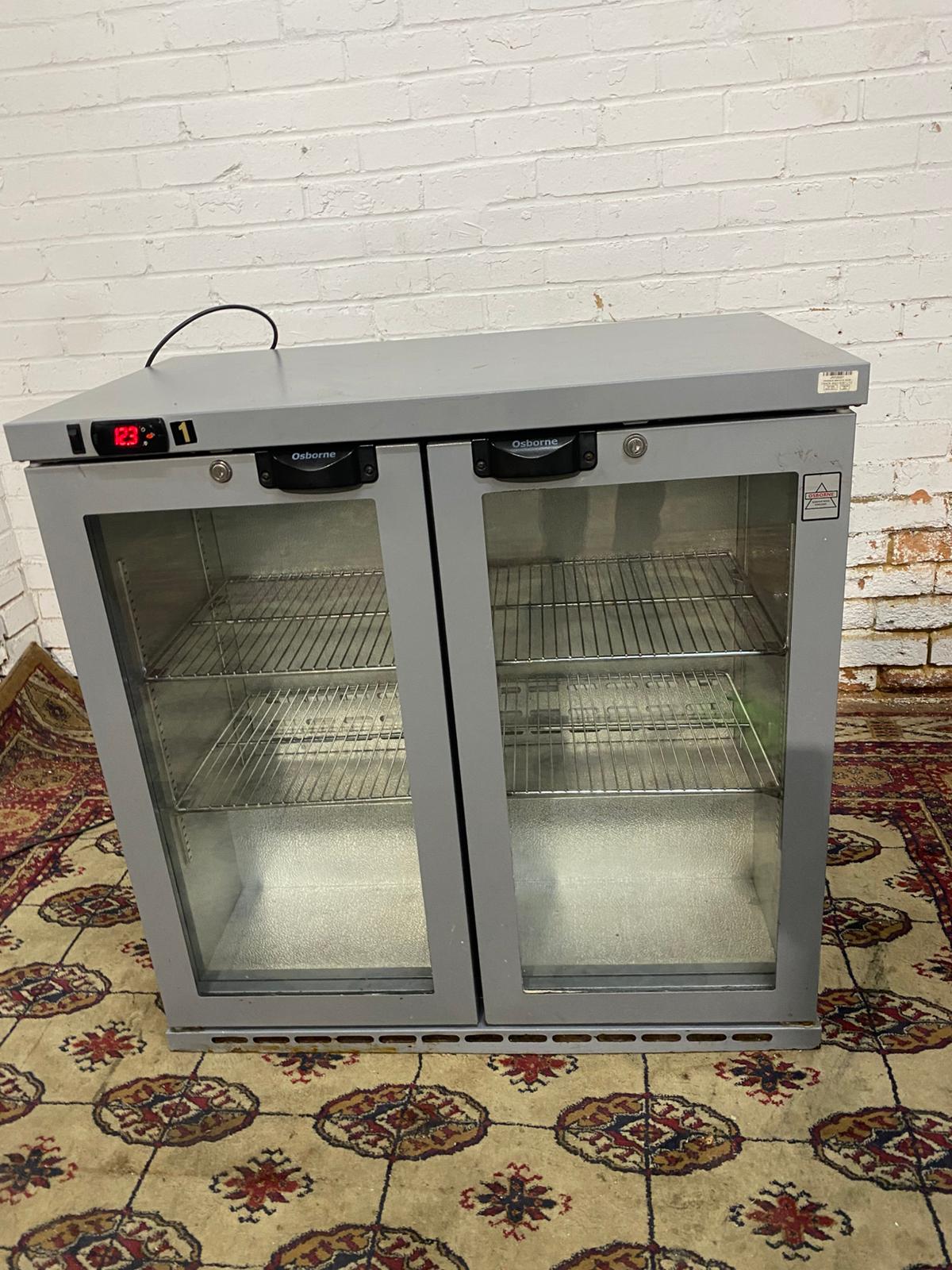 Commercial 2-Door Bar Drinks Fridge | Refurbished | 3-Month Warranty | South Hall Appliances