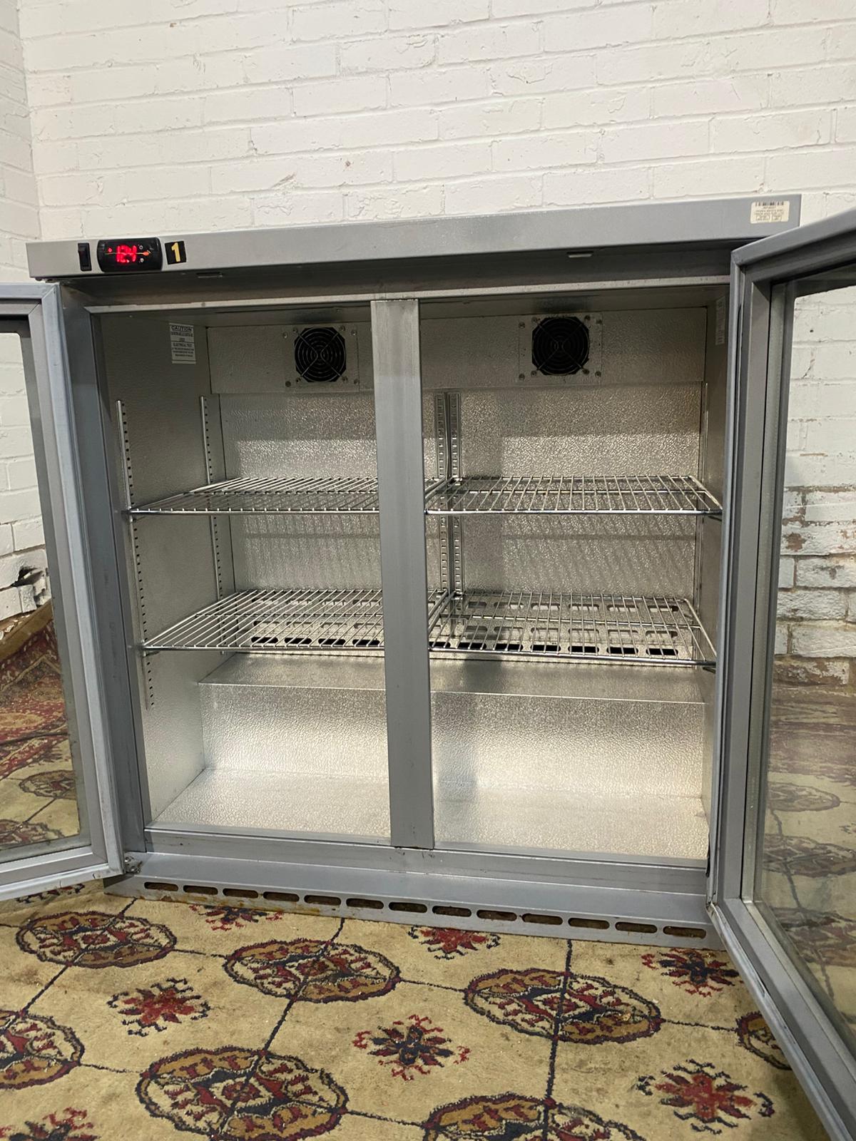 Commercial 2-Door Bar Drinks Fridge | Refurbished | 3-Month Warranty | South Hall Appliances