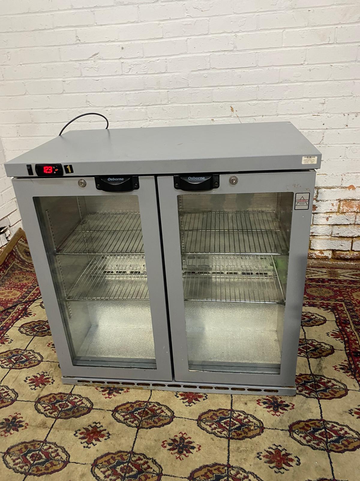 Commercial 2-Door Bar Drinks Fridge | Refurbished | 3-Month Warranty | South Hall Appliances