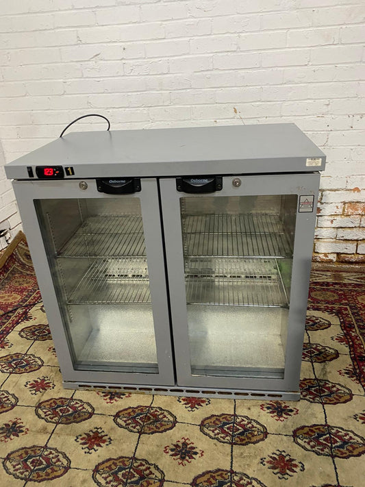 Commercial 2-Door Bar Drinks Fridge | Refurbished | 3-Month Warranty | South Hall Appliances