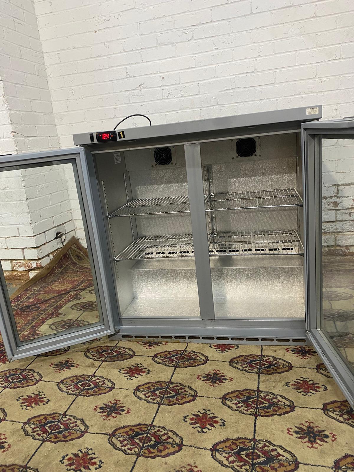 Commercial 2-Door Bar Drinks Fridge | Refurbished | 3-Month Warranty | South Hall Appliances