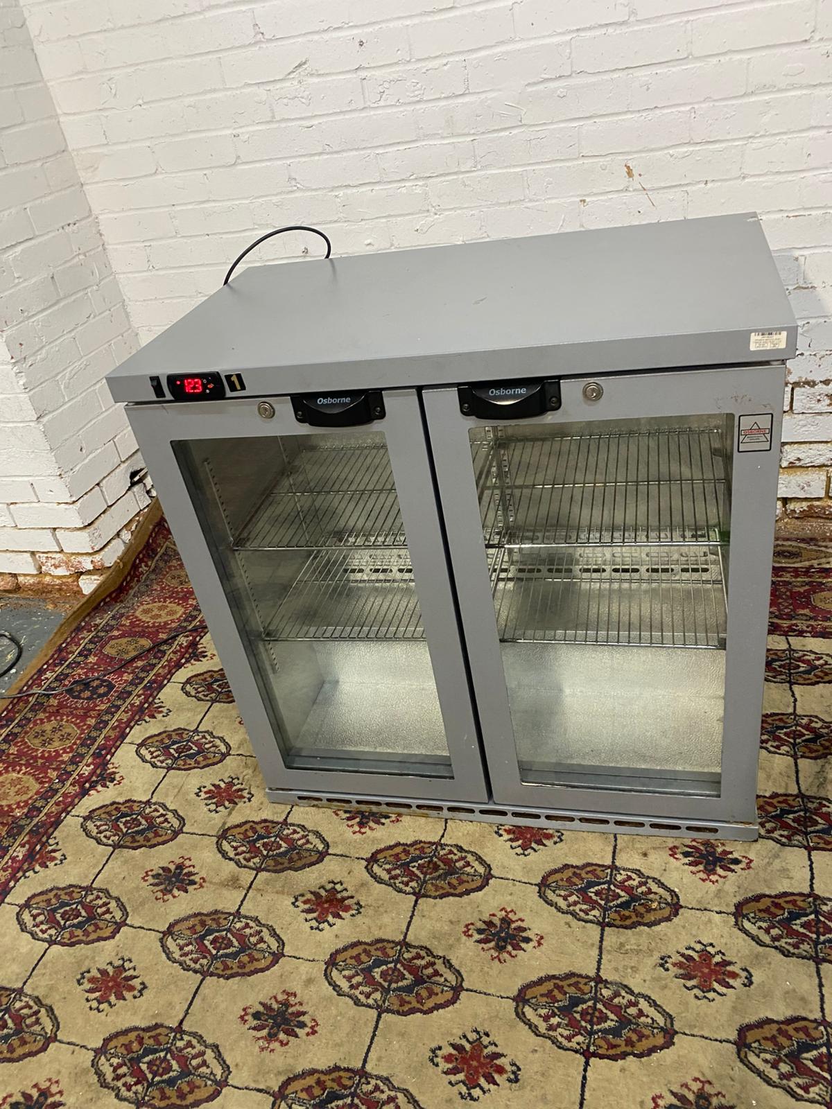 Commercial 2-Door Bar Drinks Fridge | Refurbished | 3-Month Warranty | South Hall Appliances