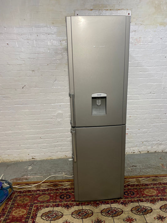 HotPoint Grey Fridge Freezer Frost Free With Water Dispenser For Sale