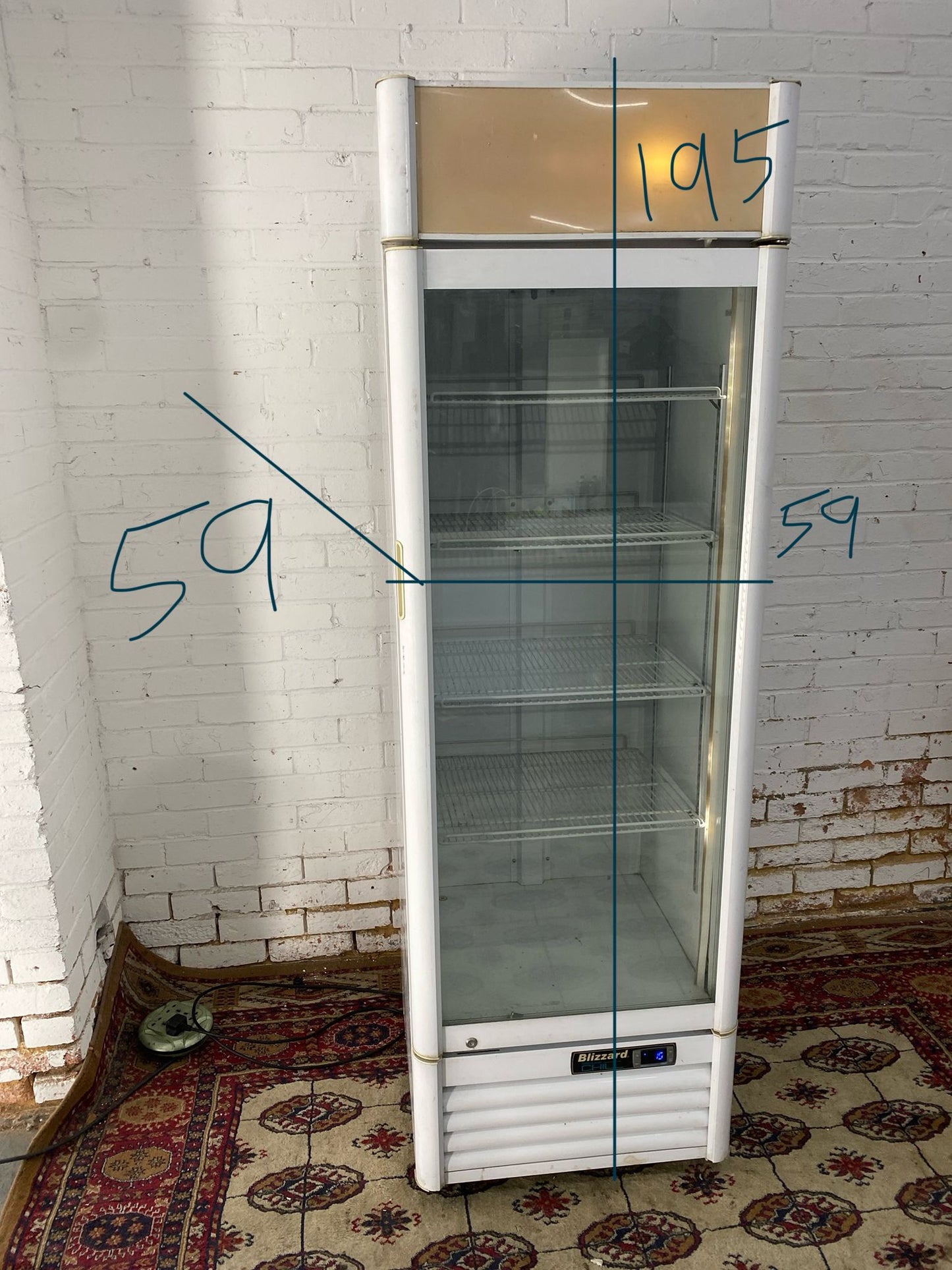 Tall Commercial Display Fridge For Sale