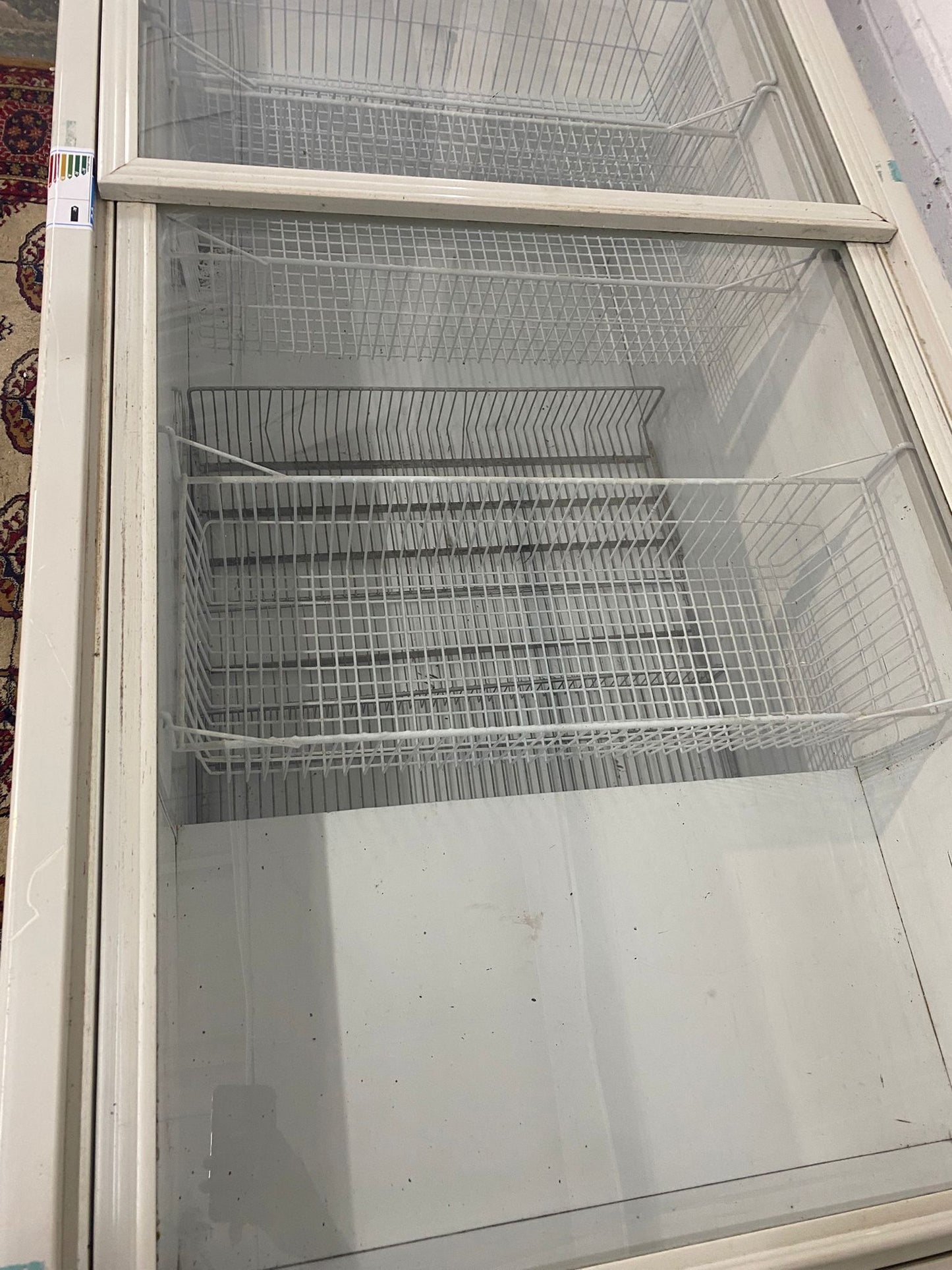 🚚Beautiful 2M Wide Commercial Glass Sliding Chest Freezer For Sale