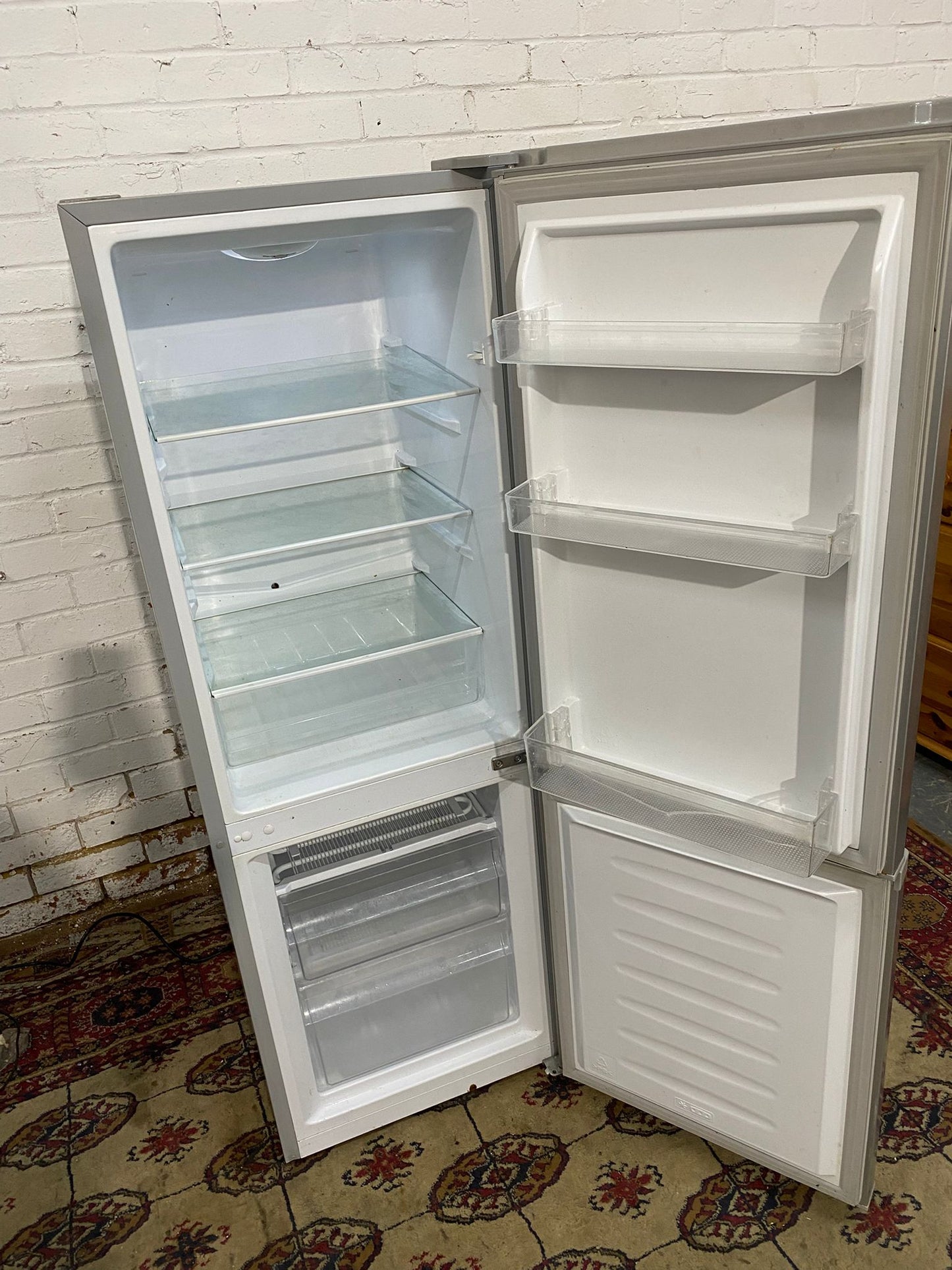 Curreys Grey Fridge Freezer Frost Free For Sale