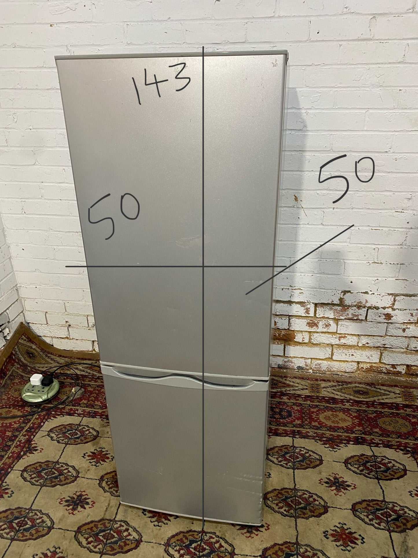 Curreys Grey Fridge Freezer Frost Free For Sale