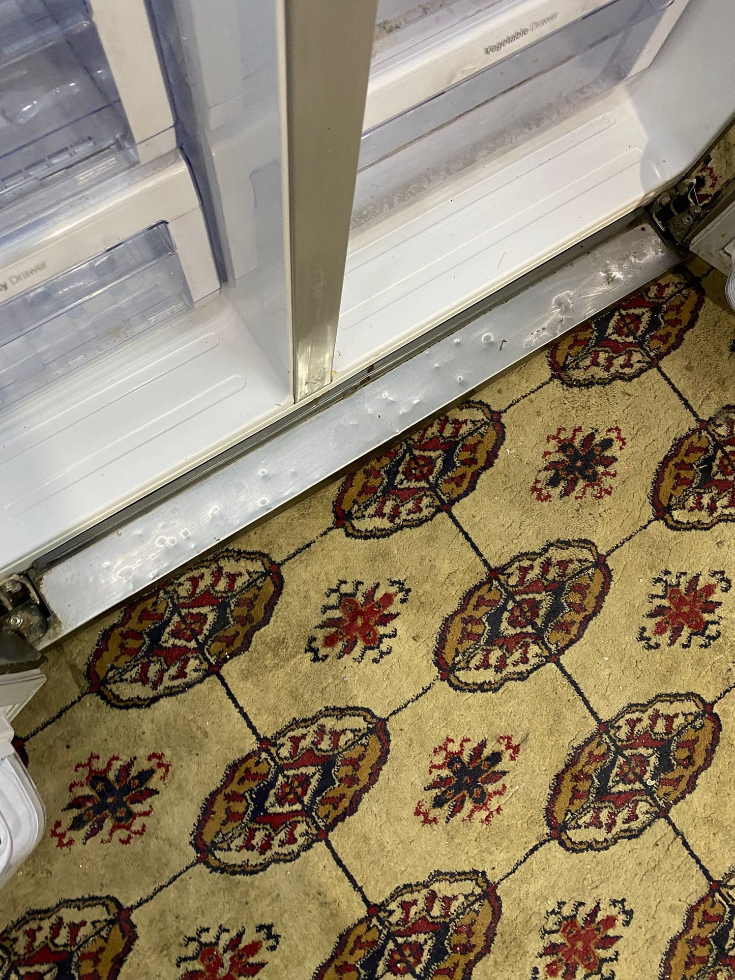 🚚Samsung Stainless Steel Double Door 90CM Wide Frost Free Plumb In American Fridge Freezer For Sales