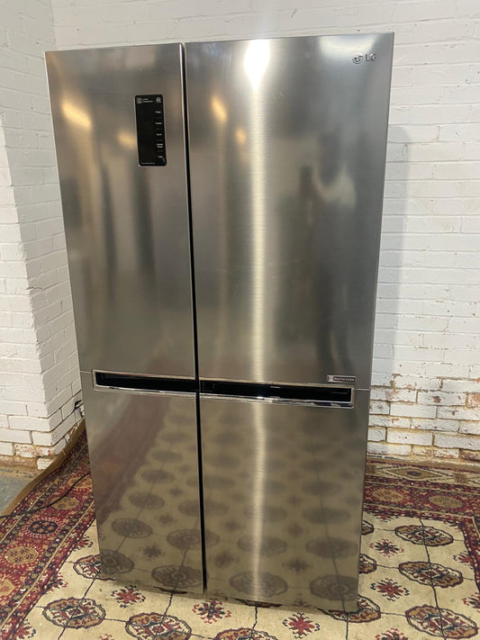 🚚Top Brand LG Non Plumb Stainless Steel American Double Door Fridge Freezer For Sale