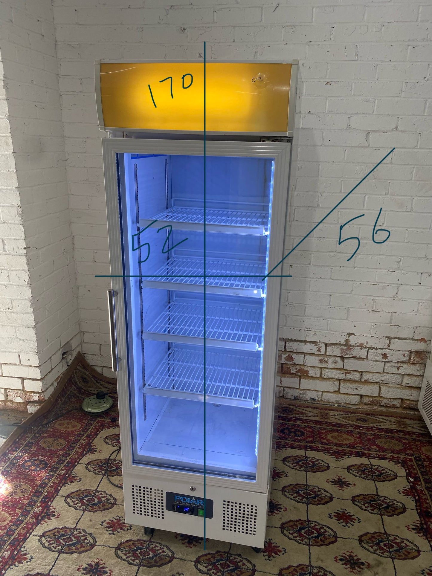 🚚Polar Stylish Commercial Display Fridge For Sale
