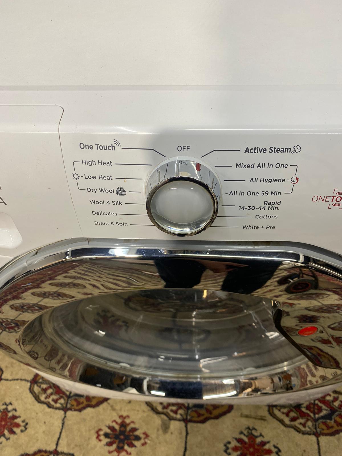 🚚Beautiful Hoover 8/5KG Silver Ring Washer Dryer For Sale