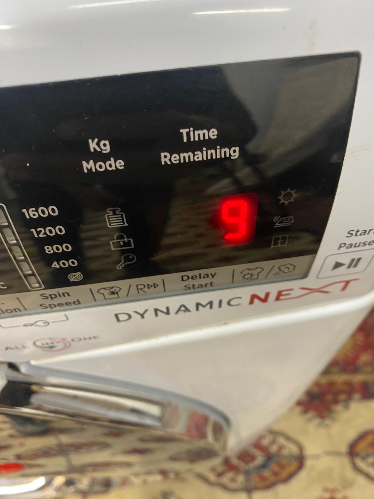 🚚Beautiful Hoover 8/5KG Silver Ring Washer Dryer For Sale