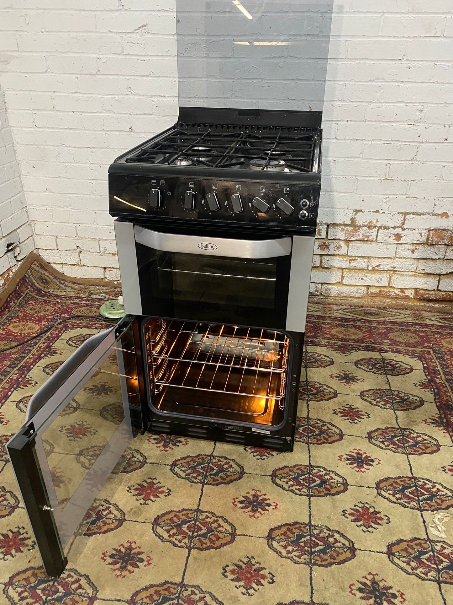 ✅🚚Beautiful 50 CM Belling Gas Cooker With Oven/Grill For Sale