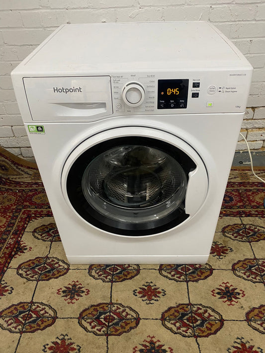 🚚Beautiful HotPoint 10KG White Washing Machine