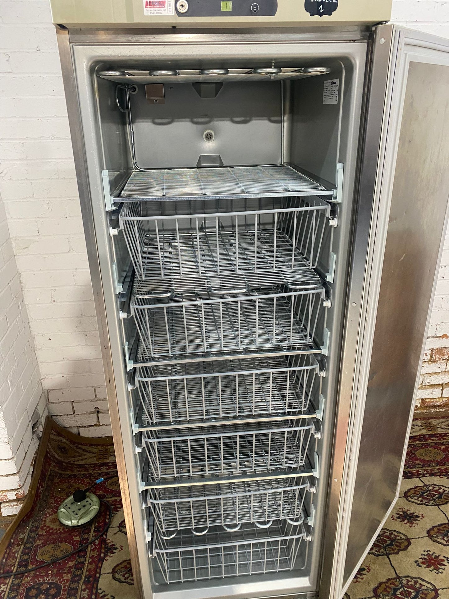 FREE DELIVERY Top Brand Gram Commercial Standing Freezer  Stainless Steel For Sale