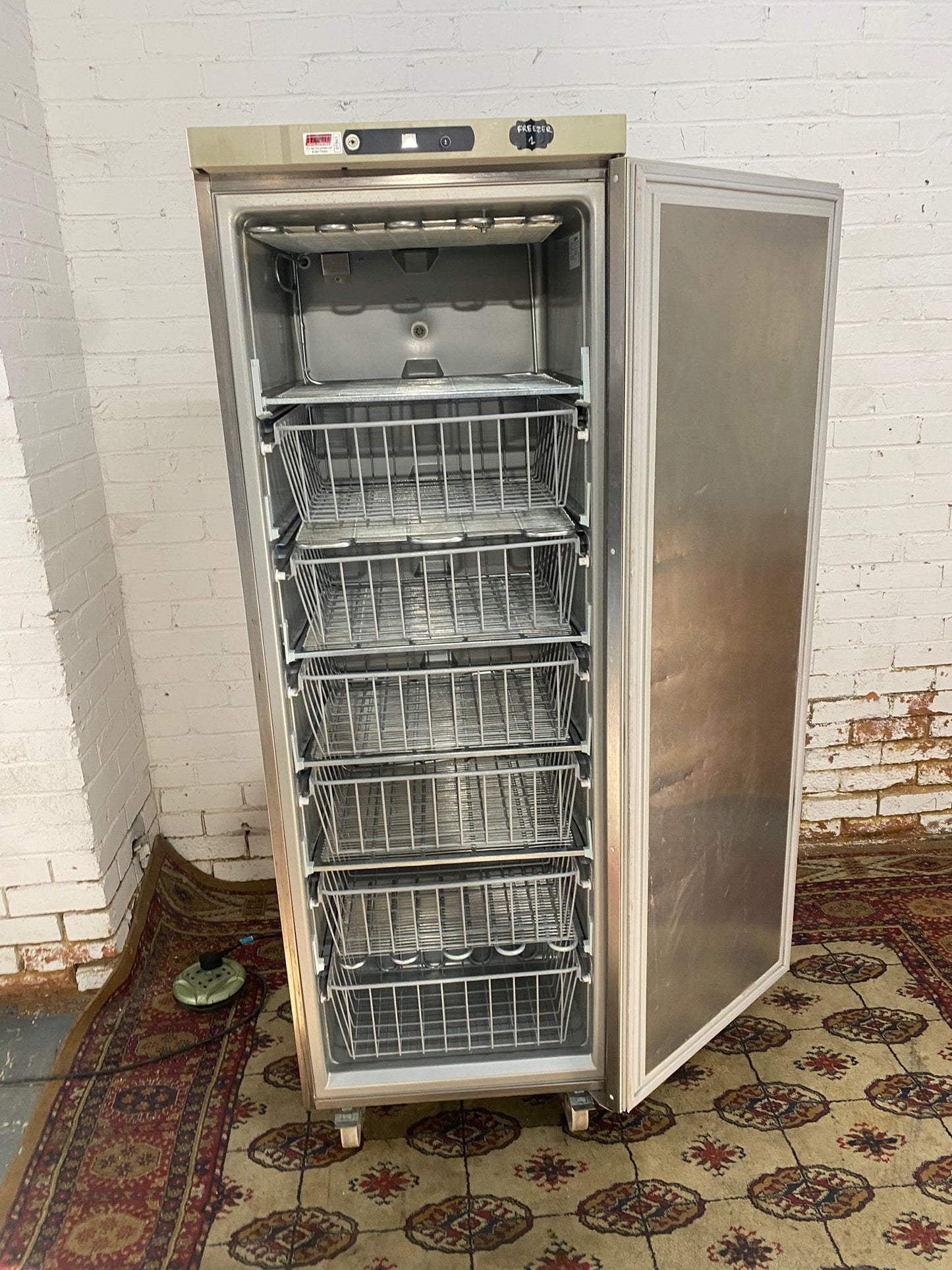 FREE DELIVERY Top Brand Gram Commercial Standing Freezer  Stainless Steel For Sale