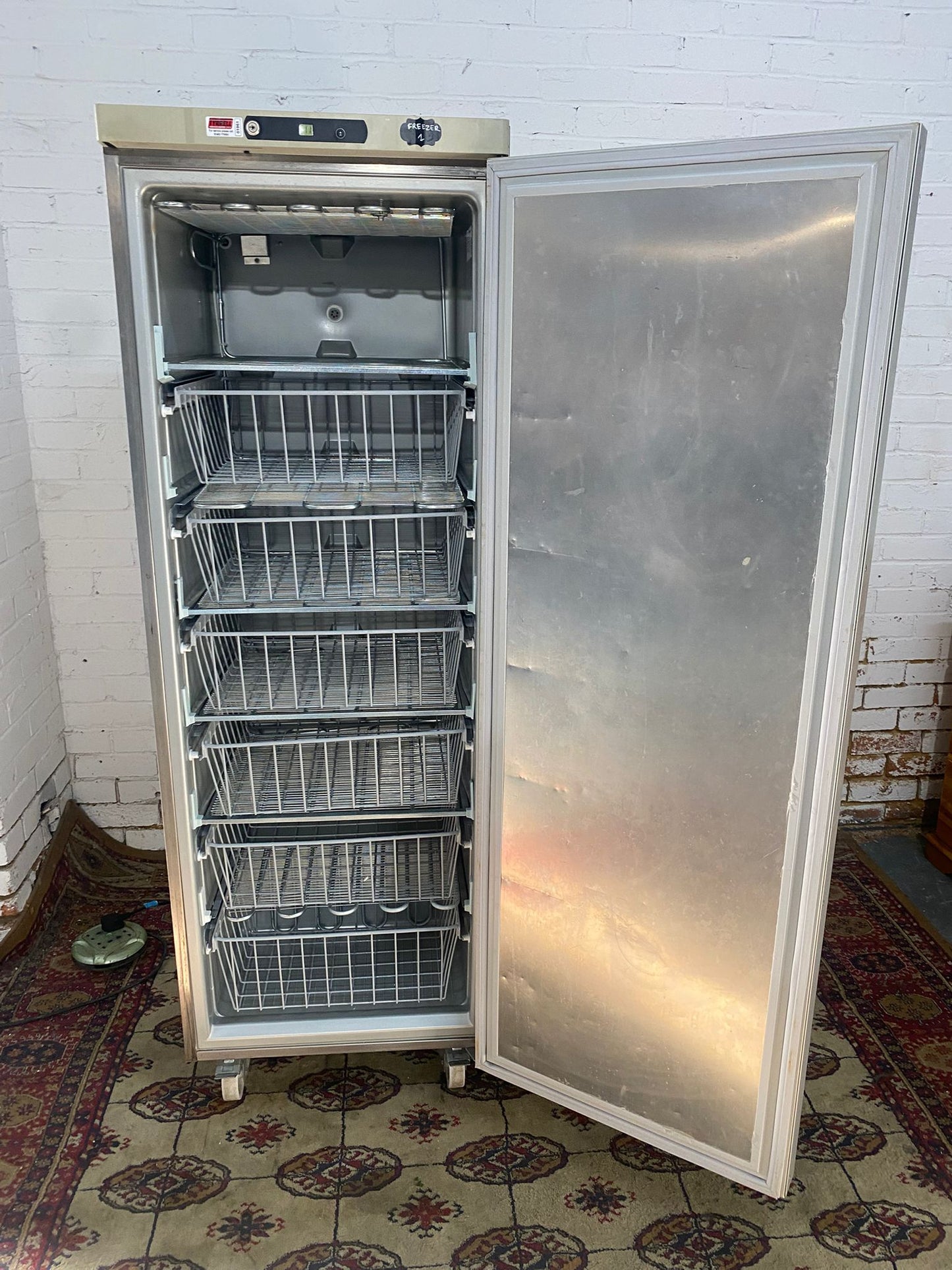 FREE DELIVERY Top Brand Gram Commercial Standing Freezer  Stainless Steel For Sale