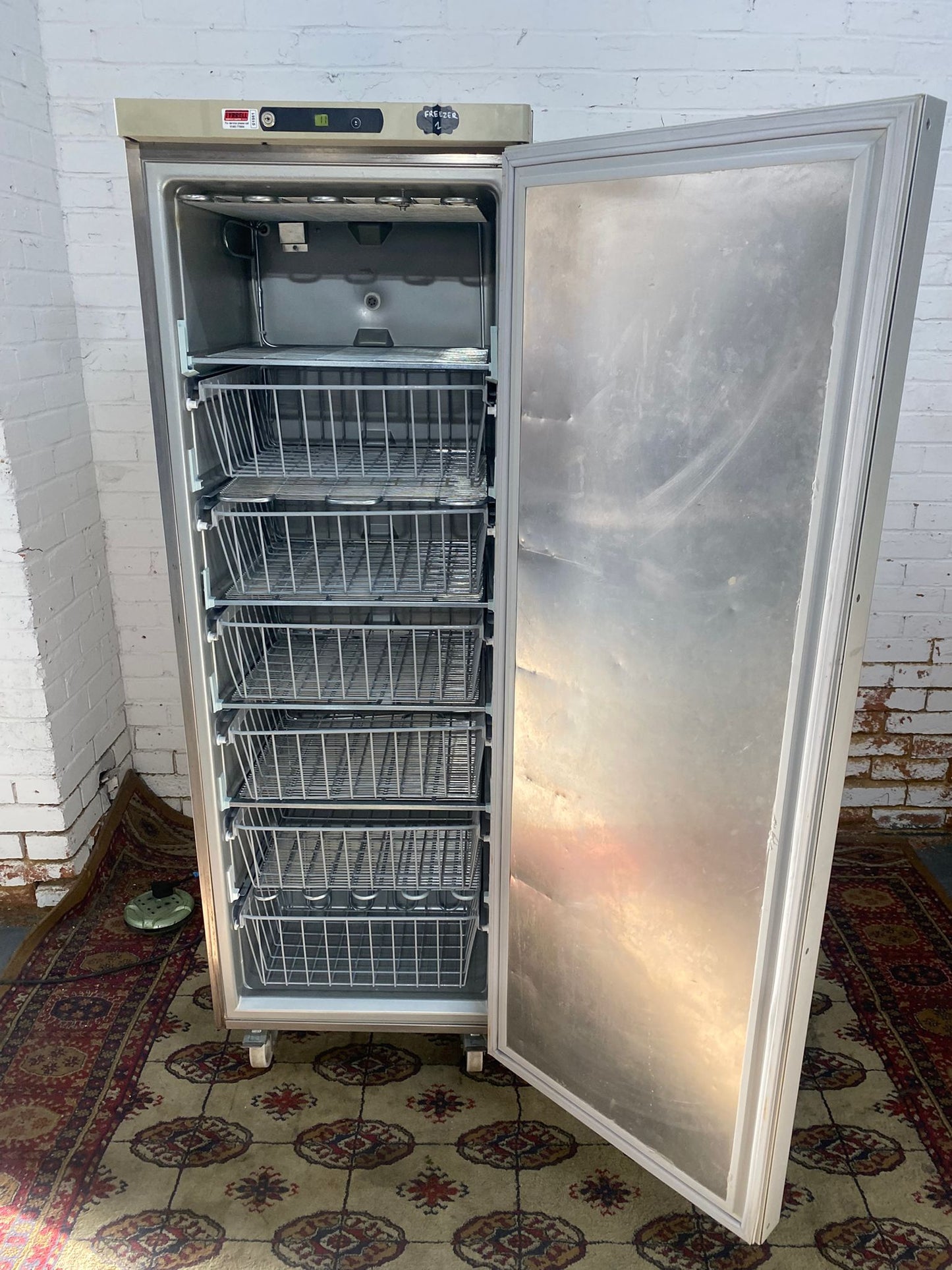FREE DELIVERY Top Brand Gram Commercial Standing Freezer  Stainless Steel For Sale
