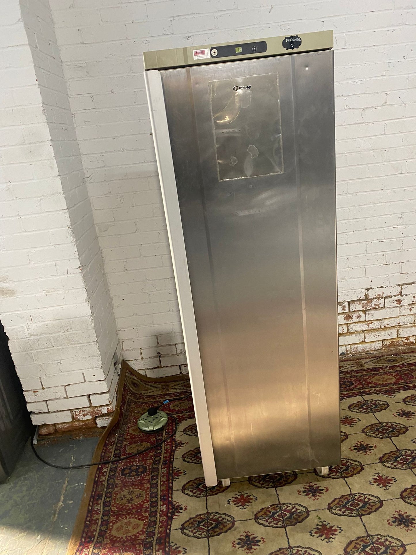 FREE DELIVERY Top Brand Gram Commercial Standing Freezer  Stainless Steel For Sale